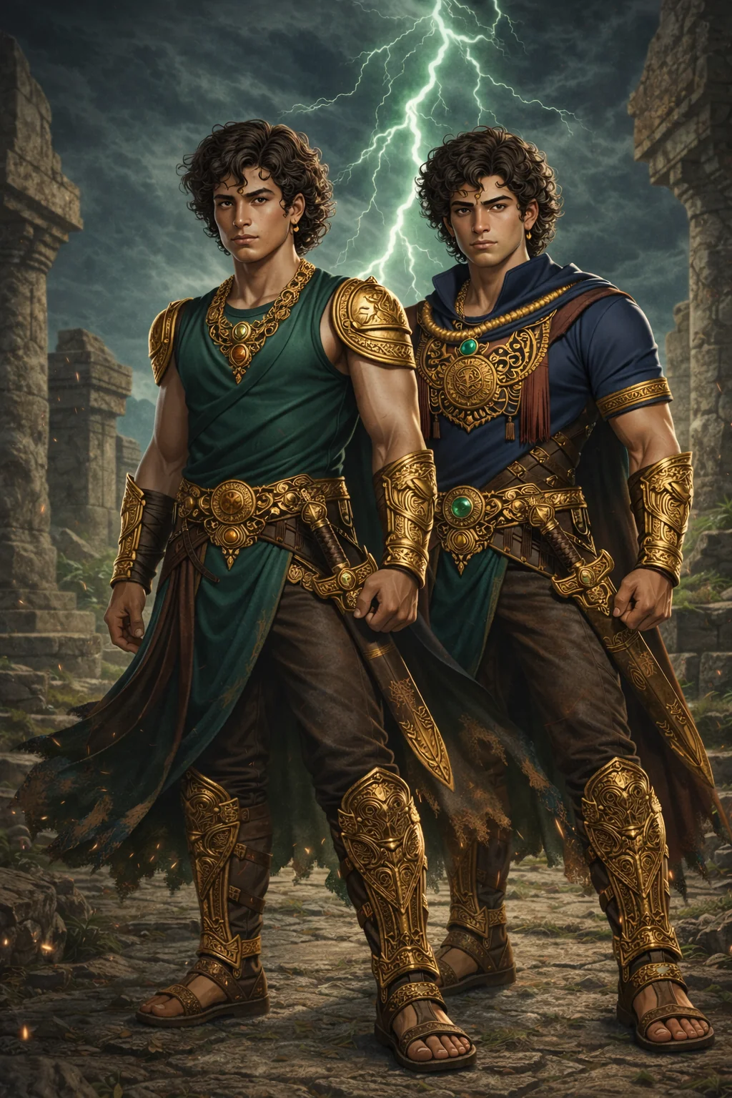 Los Gemelos Heroicos en Xibalbá